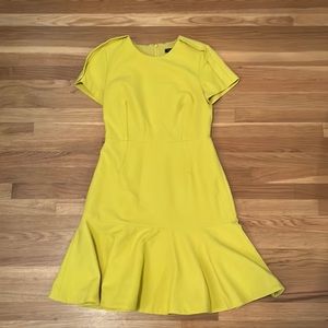 Mustard yellow dress